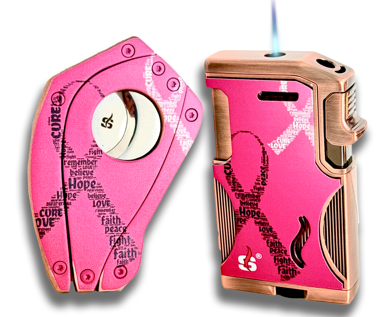Ergo & DOS LE Cutter & Lighter Breast Cancer Awareness Month Gift Pack
